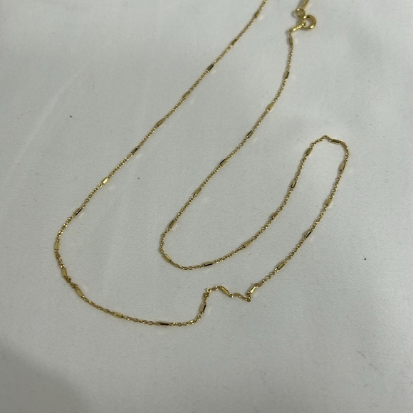 Danecraft 24KG over 925 sterling Silver necklace NWT Made Italy - Picture 1 of 9